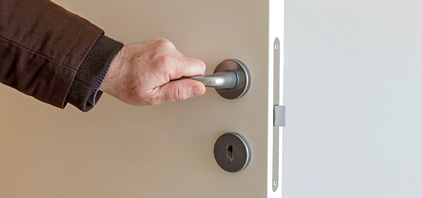 Restroom Locks Privacy Bolt Installation in Parlier, California